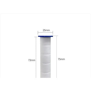 Cartouche filtrante Douveau, 25 x 75 mm